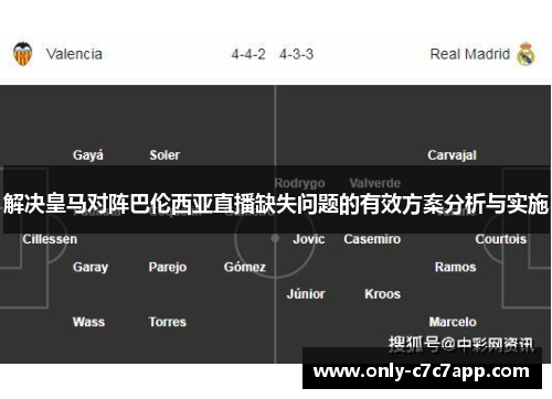 解决皇马对阵巴伦西亚直播缺失问题的有效方案分析与实施
